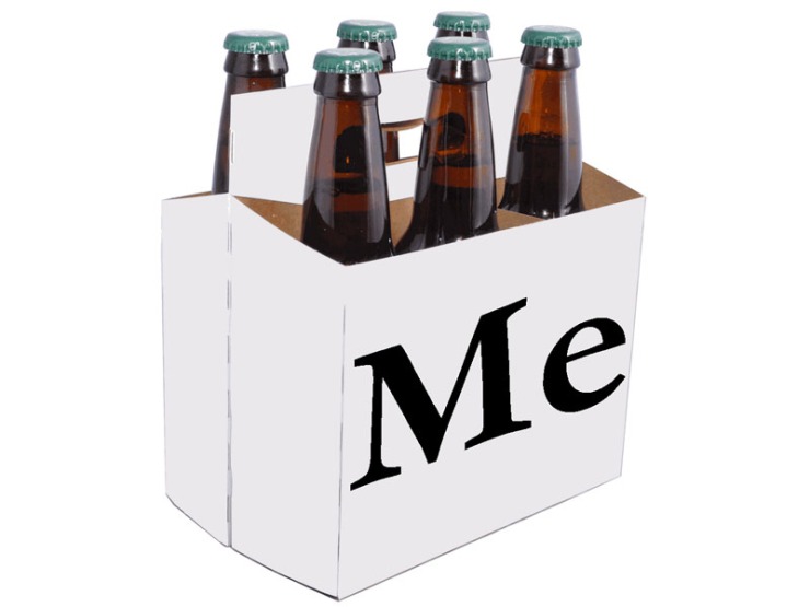 personalized beer six pack